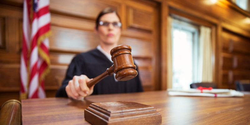 A female judge