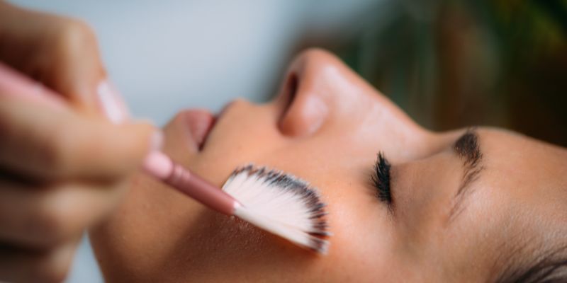 Someone getting a chemical peel