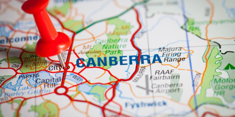 Map of canberra