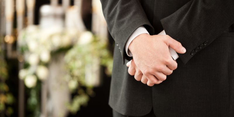 A funeral director
