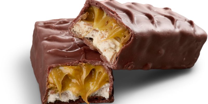Milky Way Bar cut in Half