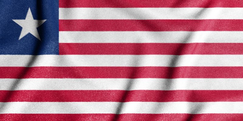 national flag of the Liberia