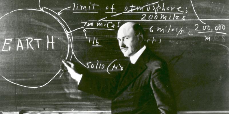 Dr. Robert Goddard at Clark University