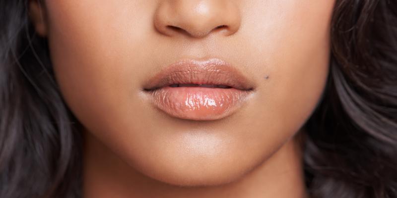 A woman's lip