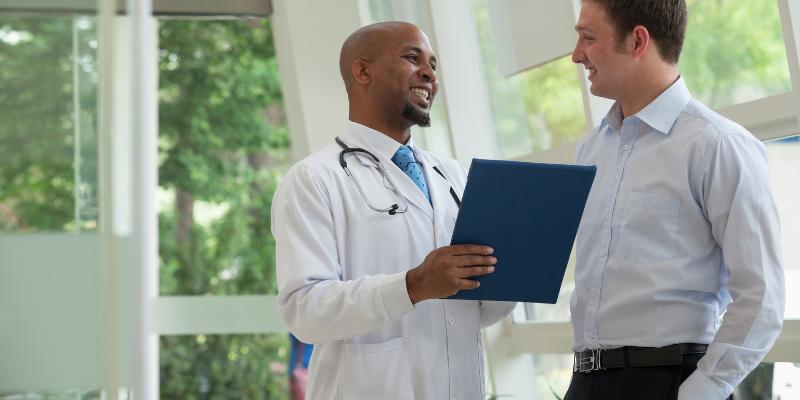 Doctor and patient