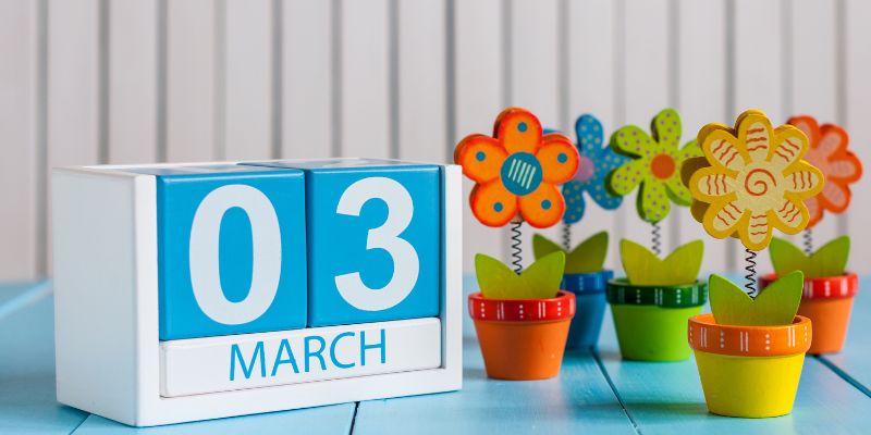 Pretty photo displaying March 3