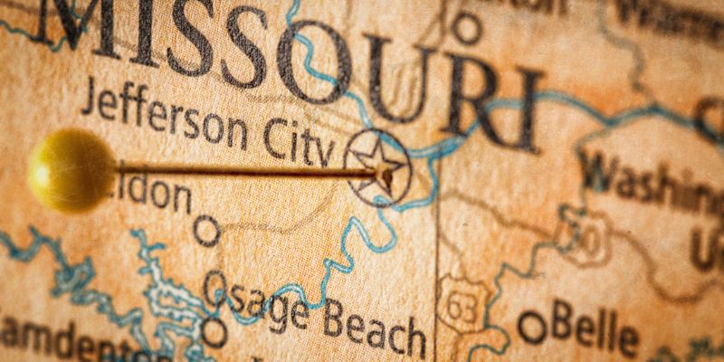 map of missouri