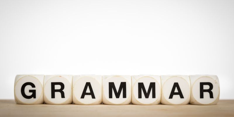 A GRAMMAR sign