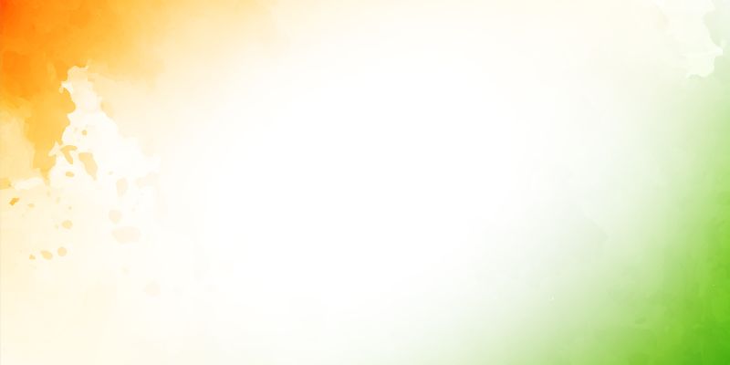 a map of India in the indian flag colors