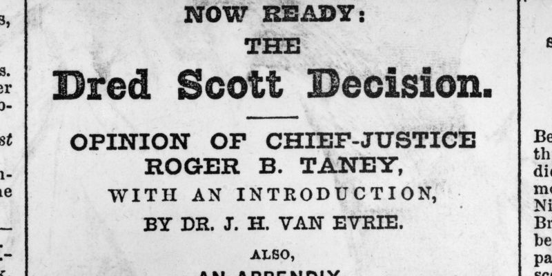 Dred Scott Decision paper
