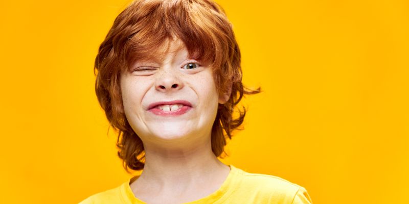 A red-headed child