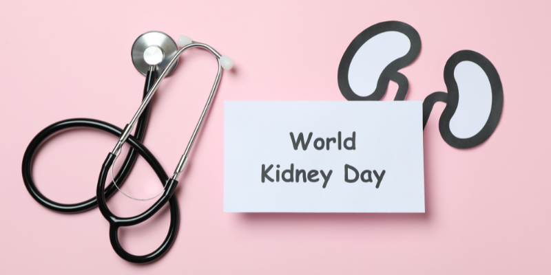 world kidney day sign