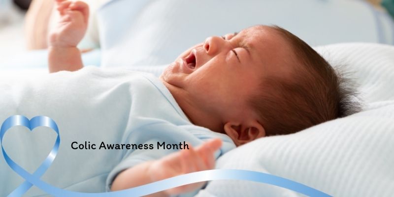 Baby crying due to colic
