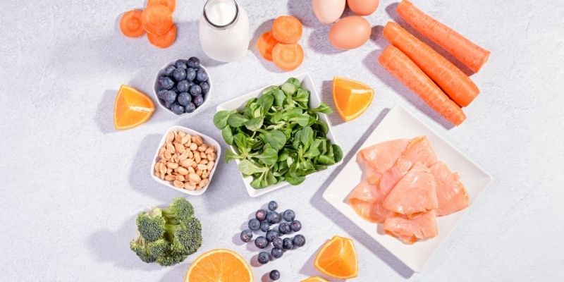 Various food for nutrition wellness