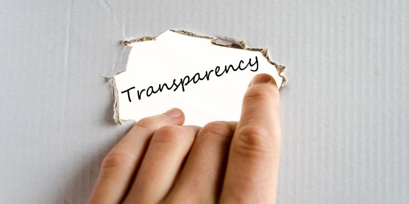 Transparency handwritten