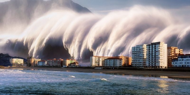 A tsunami